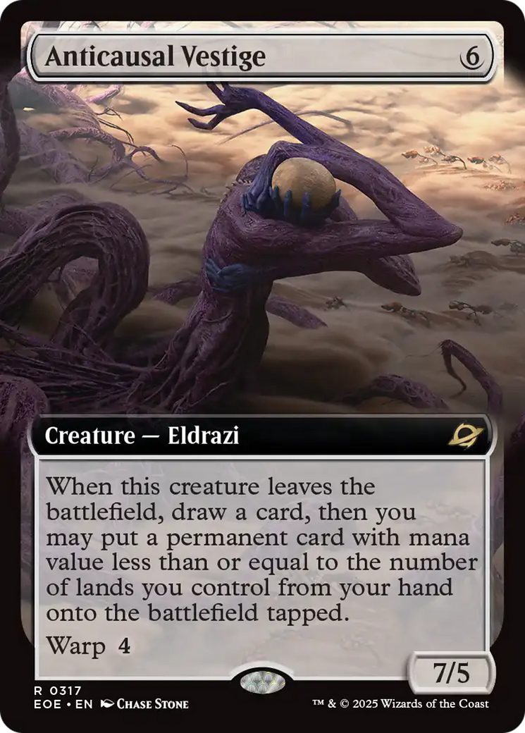 Anticausal Vestige (Extended Art) [Edge of Eternities] | Tabernacle Games