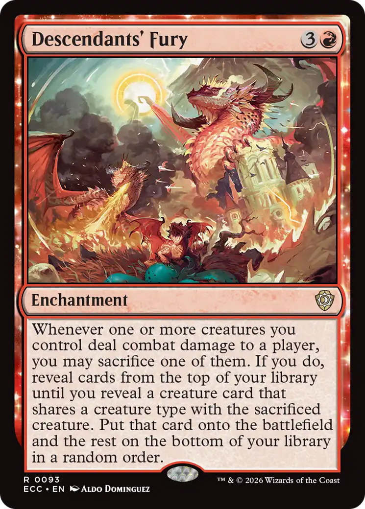Descendants' Fury [Lorwyn Eclipsed Commander] | Tabernacle Games