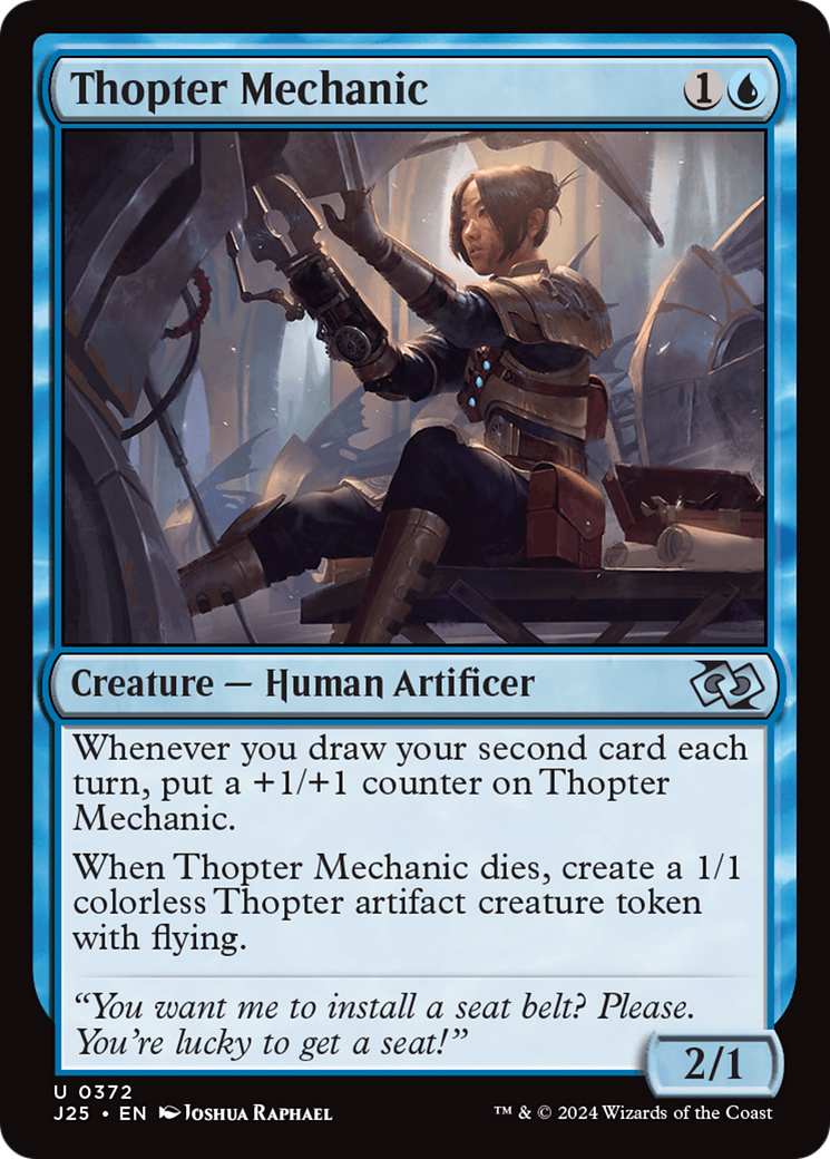 Thopter Mechanic [Foundations Jumpstart] | Tabernacle Games