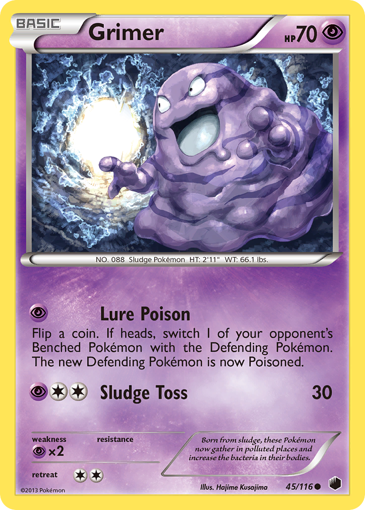 Grimer (45/116) [Black & White: Plasma Freeze] | Tabernacle Games