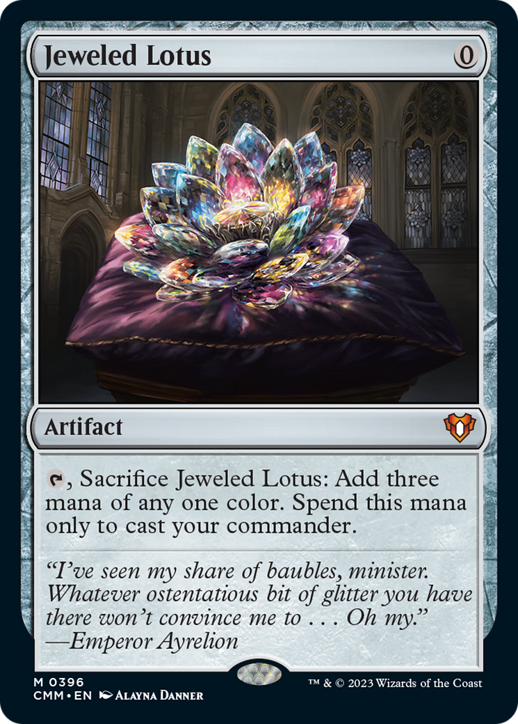 Jeweled Lotus [Commander Masters] | Tabernacle Games