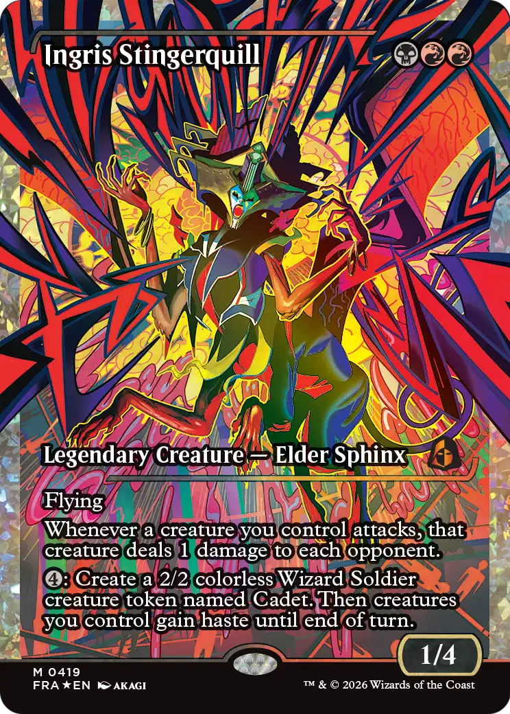 Ingris Stingerquill (Showcase) (Fracture Foil) (0419) [Reality Fracture] | Tabernacle Games