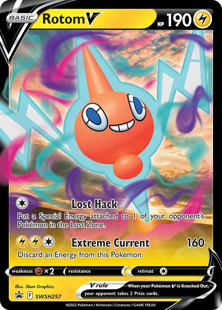 Rotom V (SWSH257) [Sword & Shield: Black Star Promos] | Tabernacle Games