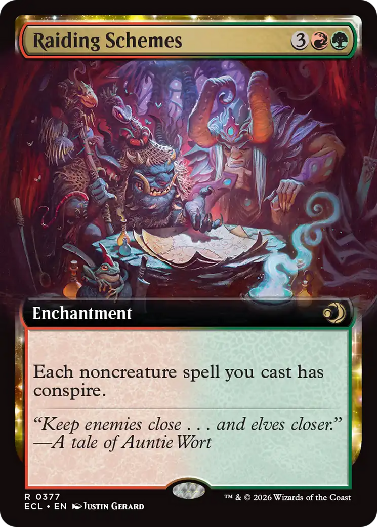 Raiding Schemes (Extended Art) [Lorwyn Eclipsed] | Tabernacle Games