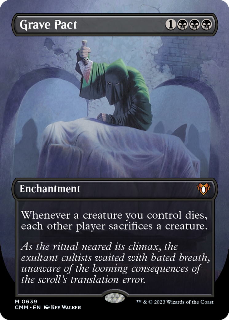 Grave Pact (Borderless Alternate Art) [Commander Masters] | Tabernacle Games