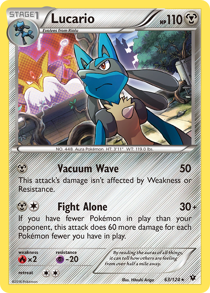 Lucario (63/124) [XY: Fates Collide] | Tabernacle Games