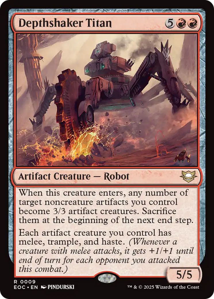 Depthshaker Titan [Edge of Eternities Commander] | Tabernacle Games