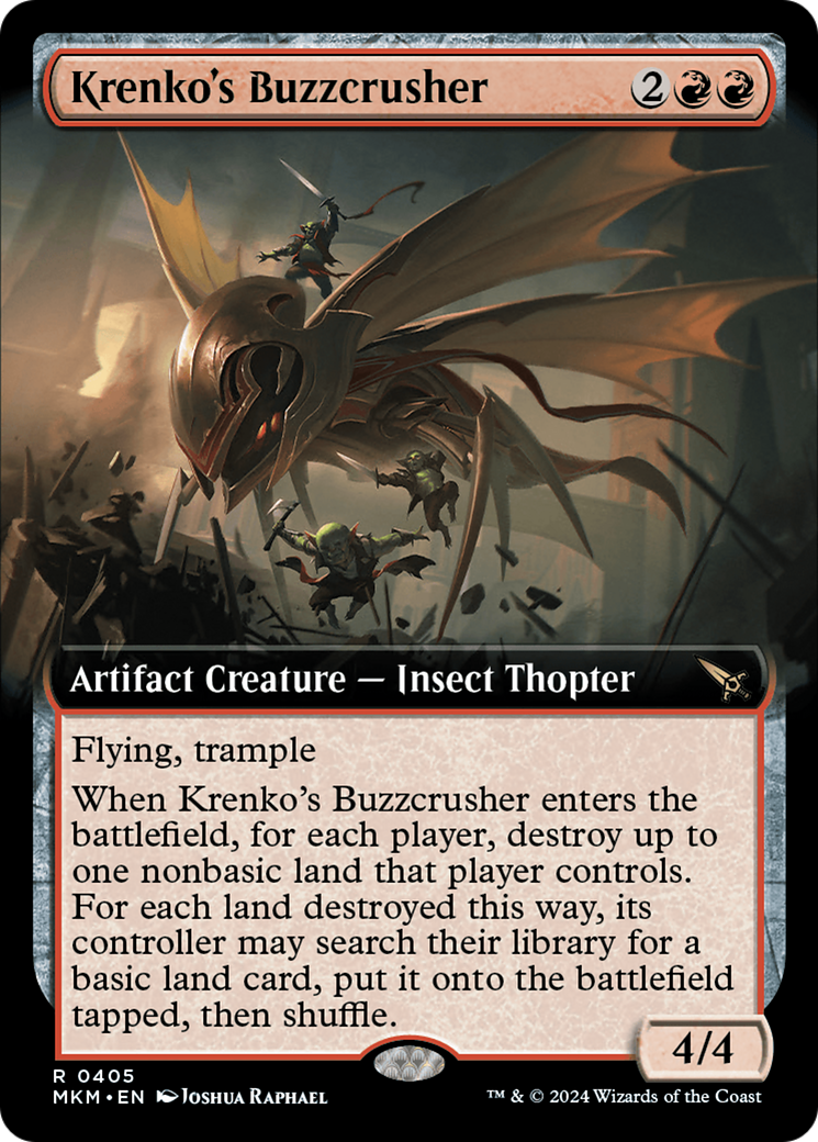 Krenko's Buzzcrusher (Extended Art) [Murders at Karlov Manor] | Tabernacle Games