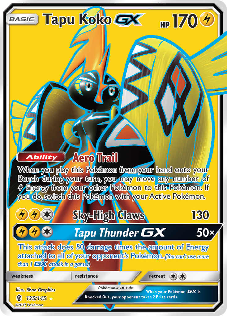 Tapu Koko GX (135/145) [Sun & Moon: Guardians Rising] | Tabernacle Games