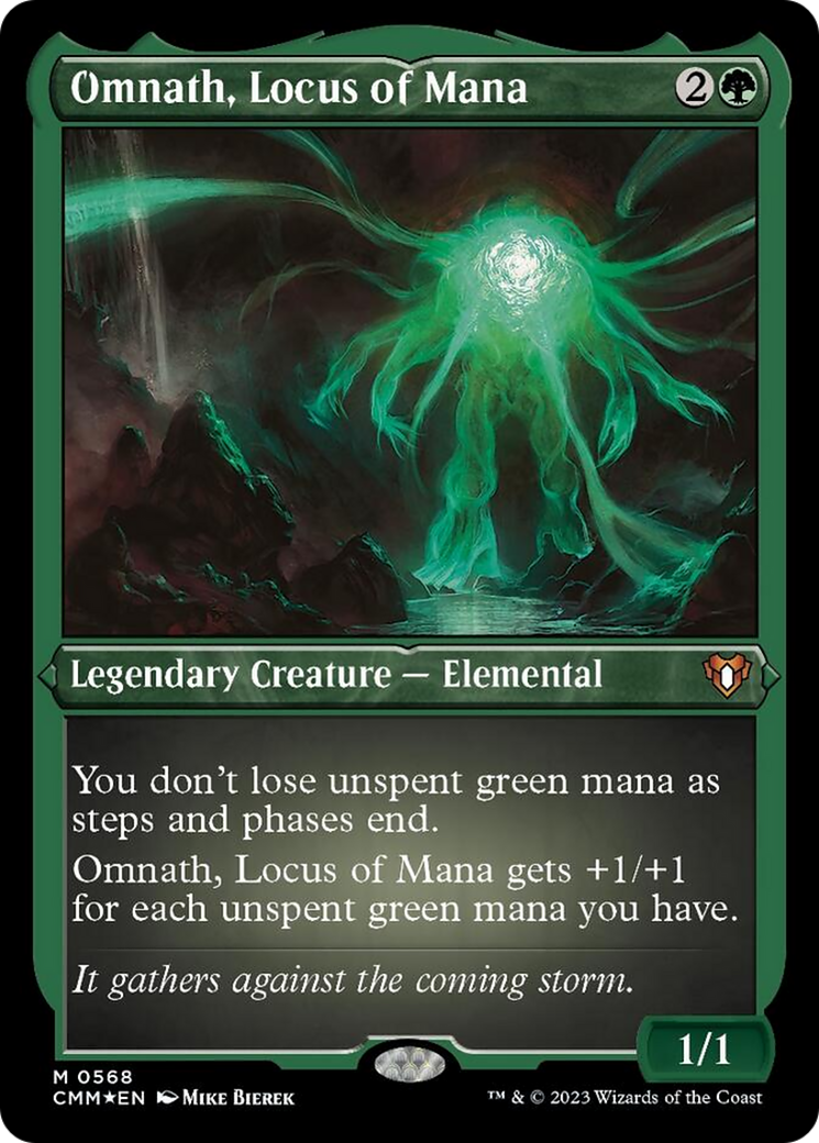Omnath, Locus of Mana (Foil Etched) [Commander Masters] | Tabernacle Games