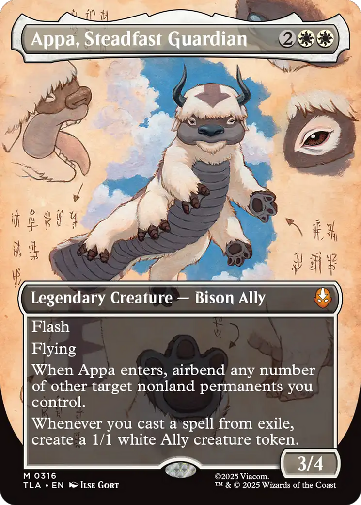 Appa, Steadfast Guardian (Borderless) [Avatar: The Last Airbender] | Tabernacle Games