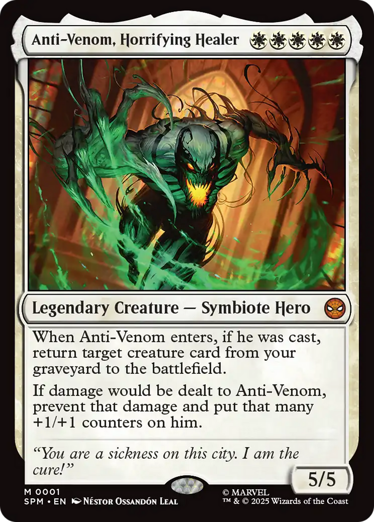Anti-Venom, Horrifying Healer [Marvel's Spider-Man] | Tabernacle Games