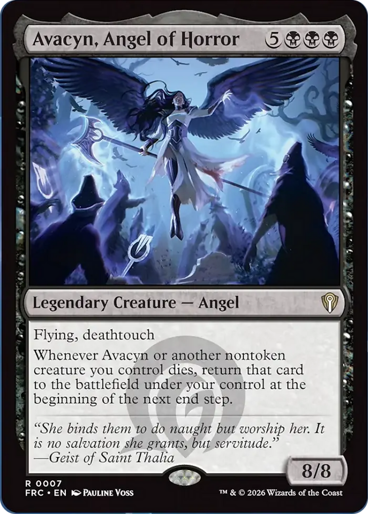 Avacyn, Angel of Horror [Reality Fracture Commander] | Tabernacle Games