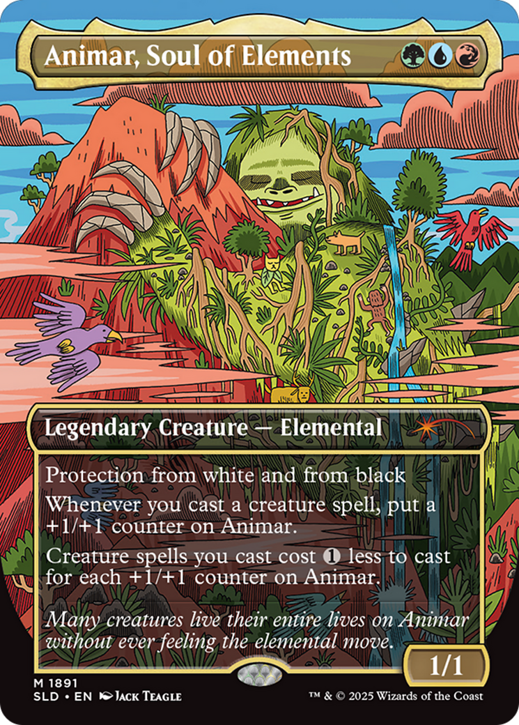 Animar, Soul of Elements (Rainbow Foil) [Secret Lair Drop Series] | Tabernacle Games