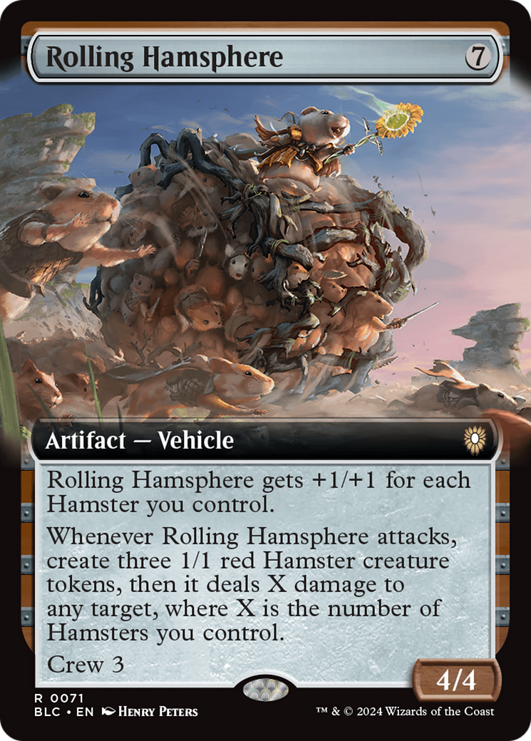 Rolling Hamsphere (Extended Art) [Bloomburrow Commander] | Tabernacle Games