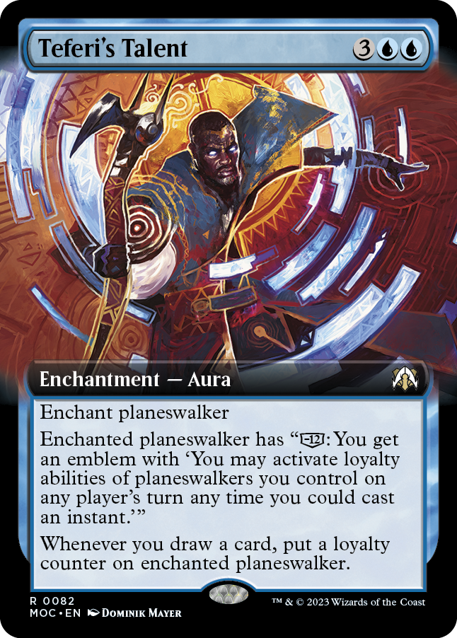 Teferi's Talent (Extended Art) [March of the Machine Commander] | Tabernacle Games