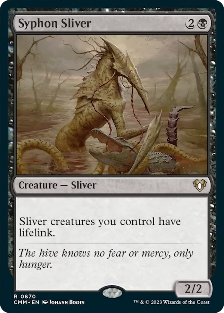 Syphon Sliver [Commander Masters] | Tabernacle Games