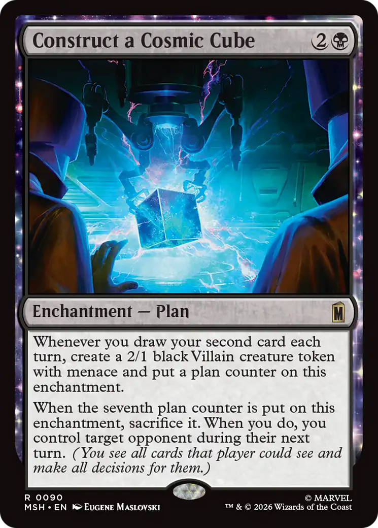 Construct a Cosmic Cube [Marvel Super Heroes] | Tabernacle Games