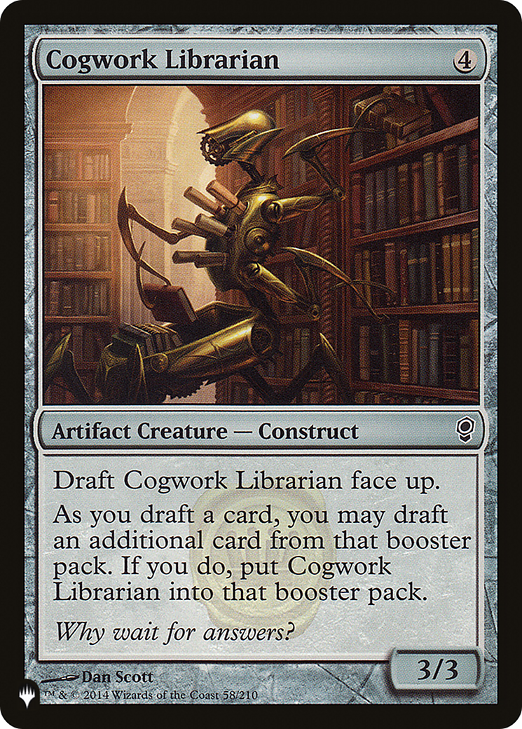 Cogwork Librarian [The List] | Tabernacle Games