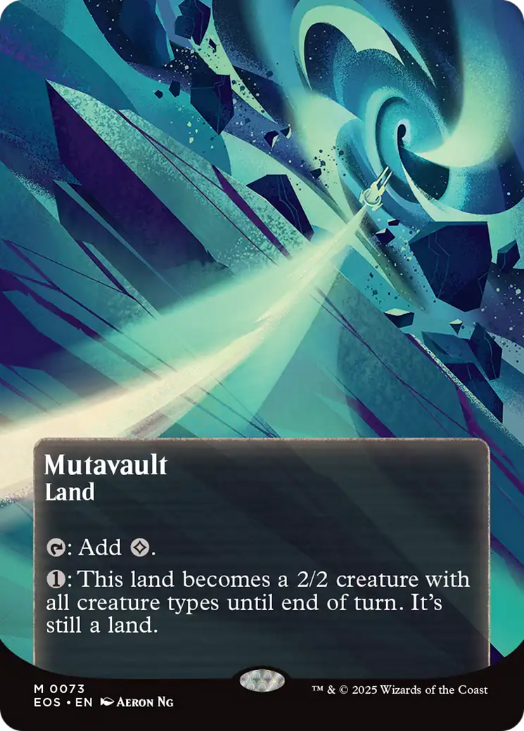 Mutavault (0073) (Borderless) [Edge of Eternities: Stellar Sights] | Tabernacle Games