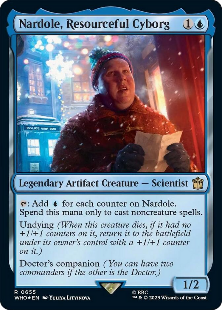 Nardole, Resourceful Cyborg (Surge Foil) [Doctor Who] | Tabernacle Games