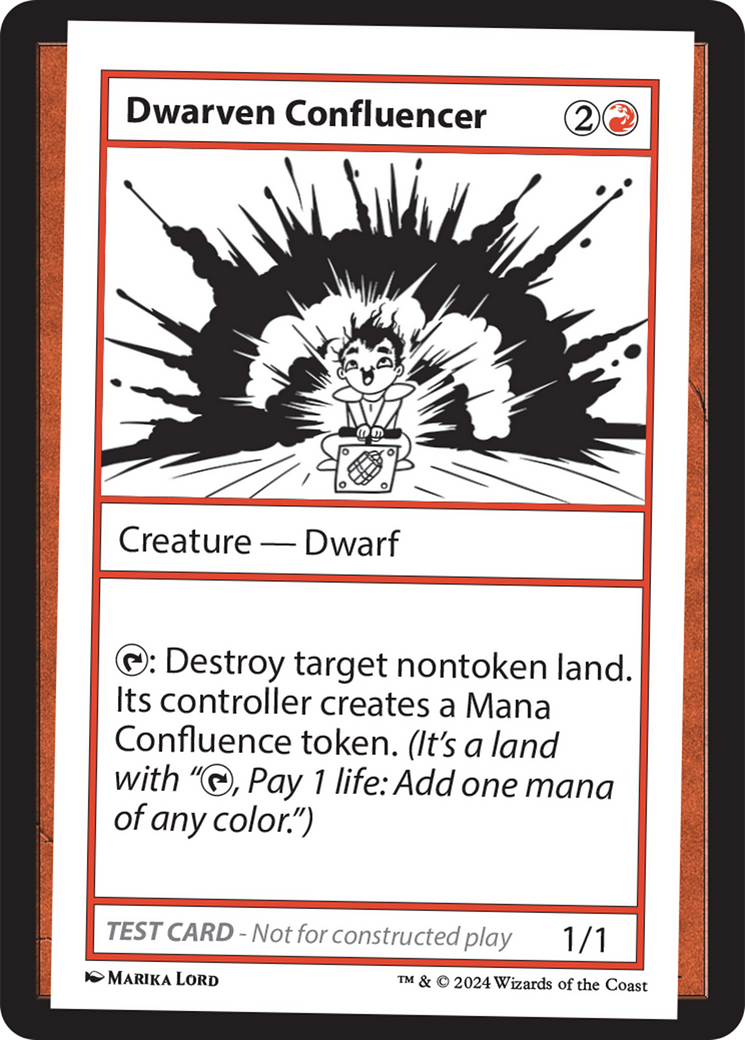 Dwarven Confluencer [Mystery Booster 2 Playtest Cards] | Tabernacle Games