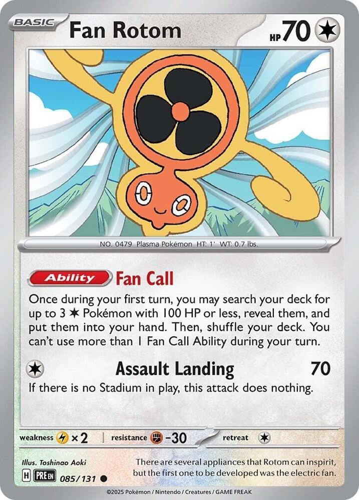 Fan Rotom (085/131) [Scarlet & Violet: Prismatic Evolutions] | Tabernacle Games