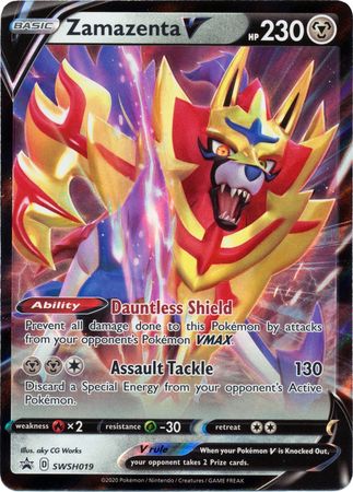 Zamazenta V (SWSH019) [Sword & Shield: Black Star Promos] | Tabernacle Games