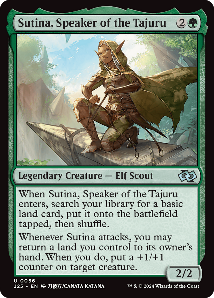 Sutina, Speaker of the Tajuru (Anime) [Foundations Jumpstart] | Tabernacle Games