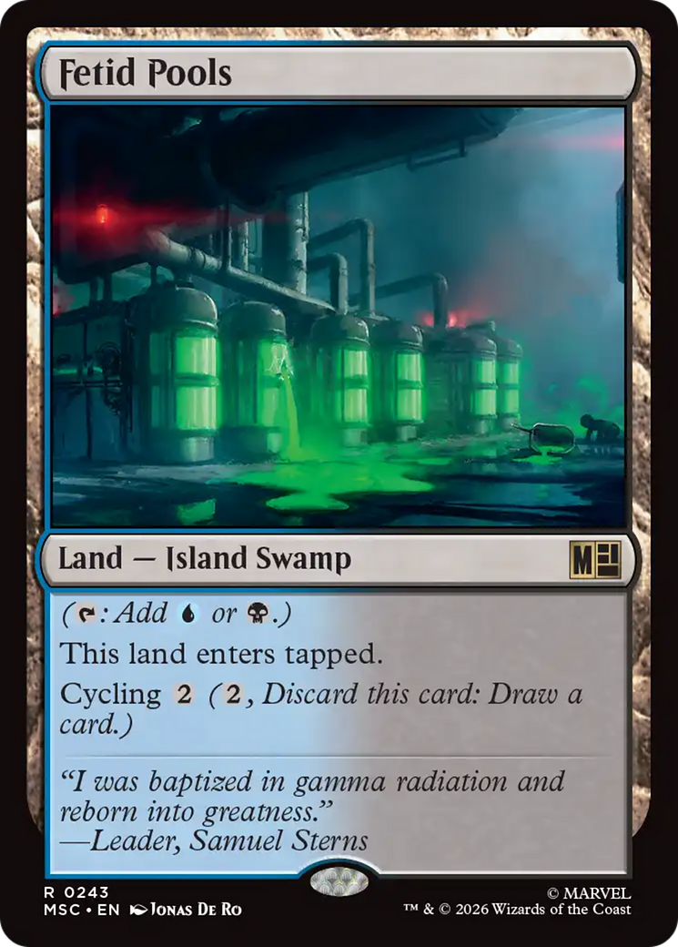 Fetid Pools [Marvel Super Heroes Commander] | Tabernacle Games