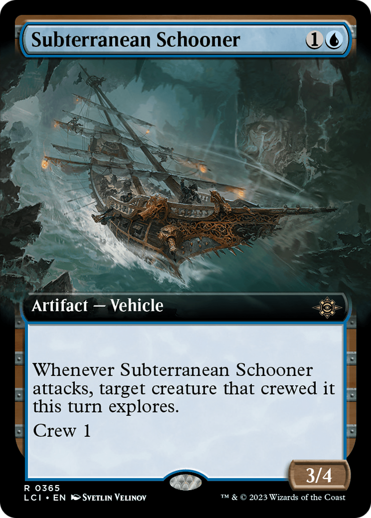 Subterranean Schooner (Extended Art) [The Lost Caverns of Ixalan] | Tabernacle Games