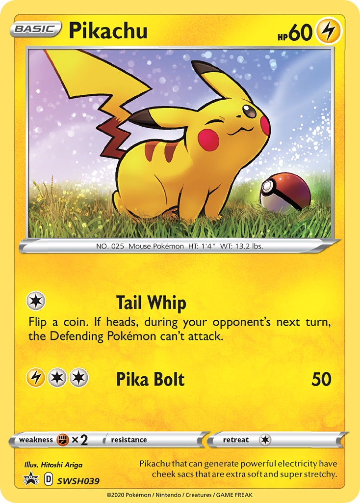 Pikachu (SWSH039) [Sword & Shield: Black Star Promos] | Tabernacle Games