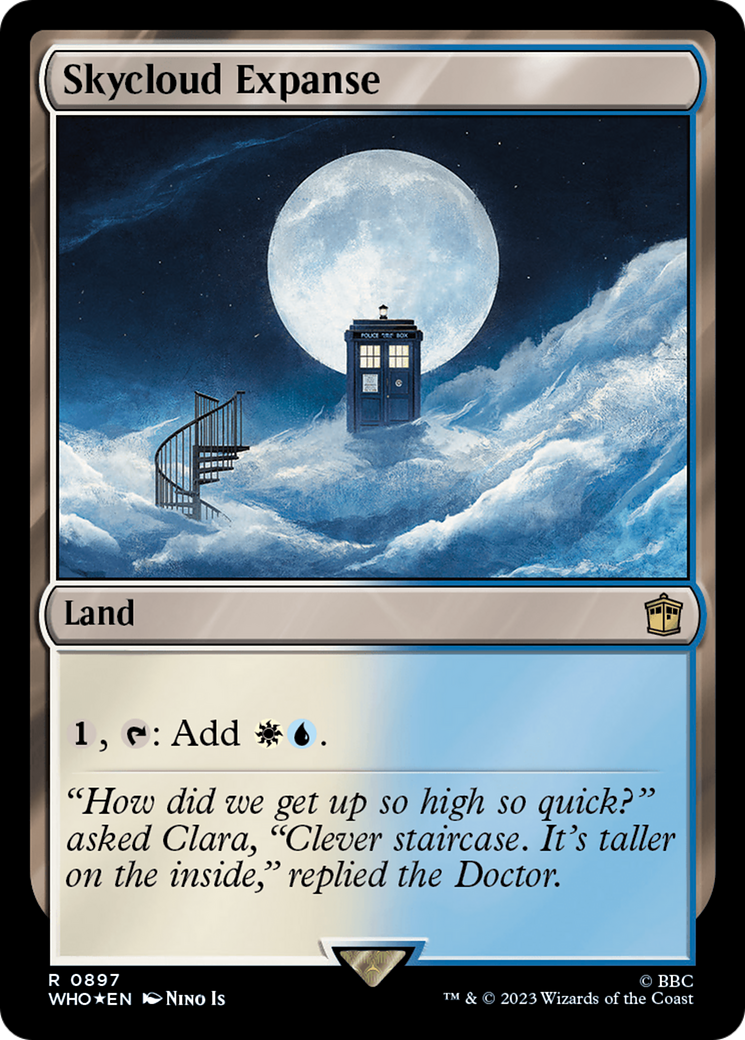 Skycloud Expanse (Surge Foil) [Doctor Who] | Tabernacle Games