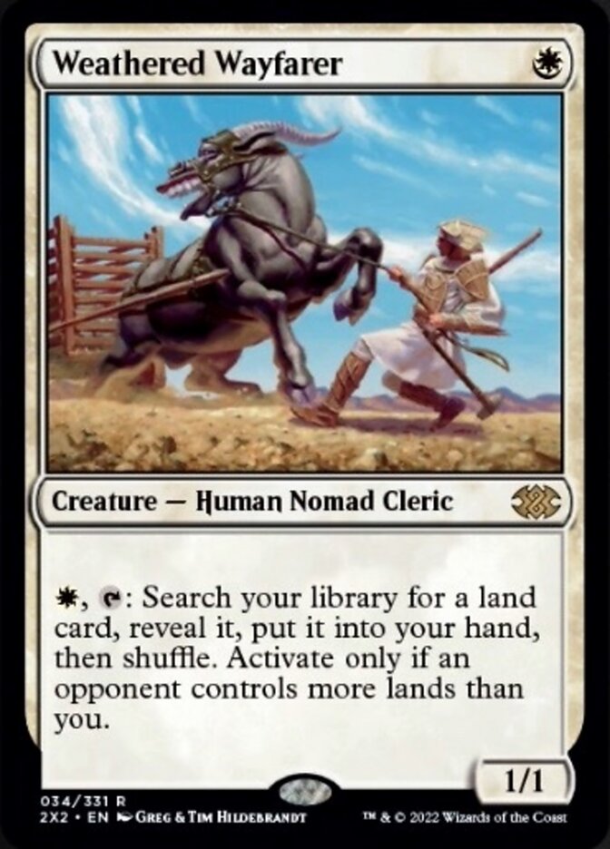 Weathered Wayfarer [Double Masters 2022] | Tabernacle Games