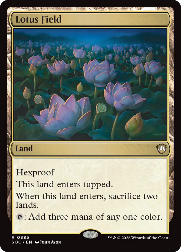 Lotus Field [Secrets of Strixhaven Commander] | Tabernacle Games