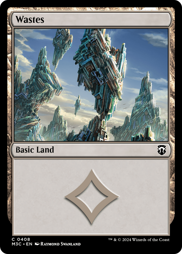 Wastes (Ripple Foil) [Modern Horizons 3 Commander] | Tabernacle Games