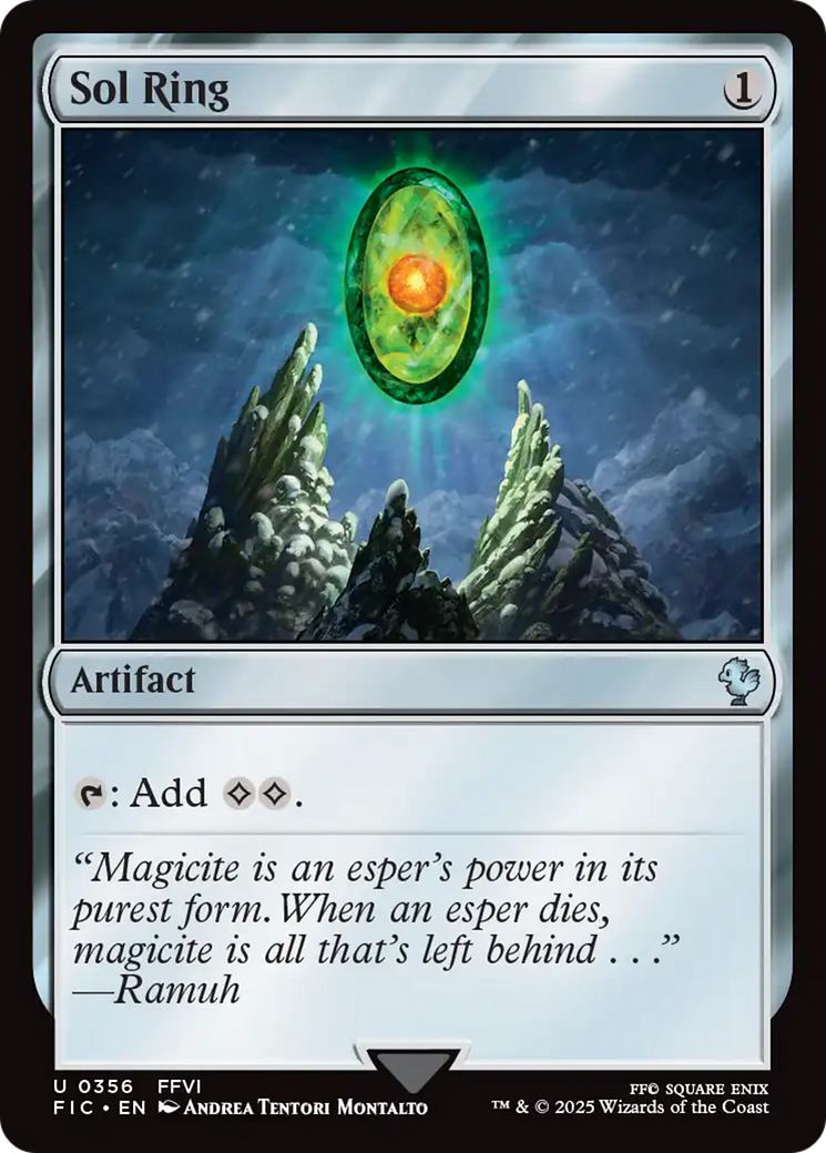 Sol Ring (0356) [FINAL FANTASY Commander] | Tabernacle Games