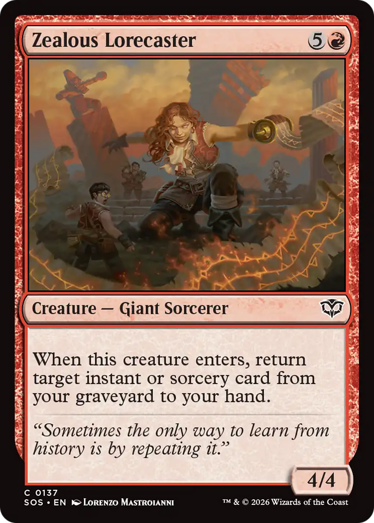 Zealous Lorecaster [Secrets of Strixhaven] | Tabernacle Games