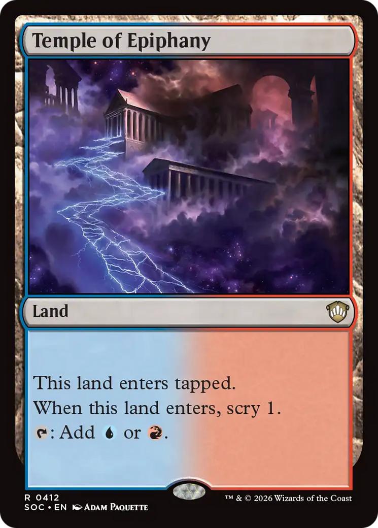 Temple of Epiphany [Secrets of Strixhaven Commander] | Tabernacle Games
