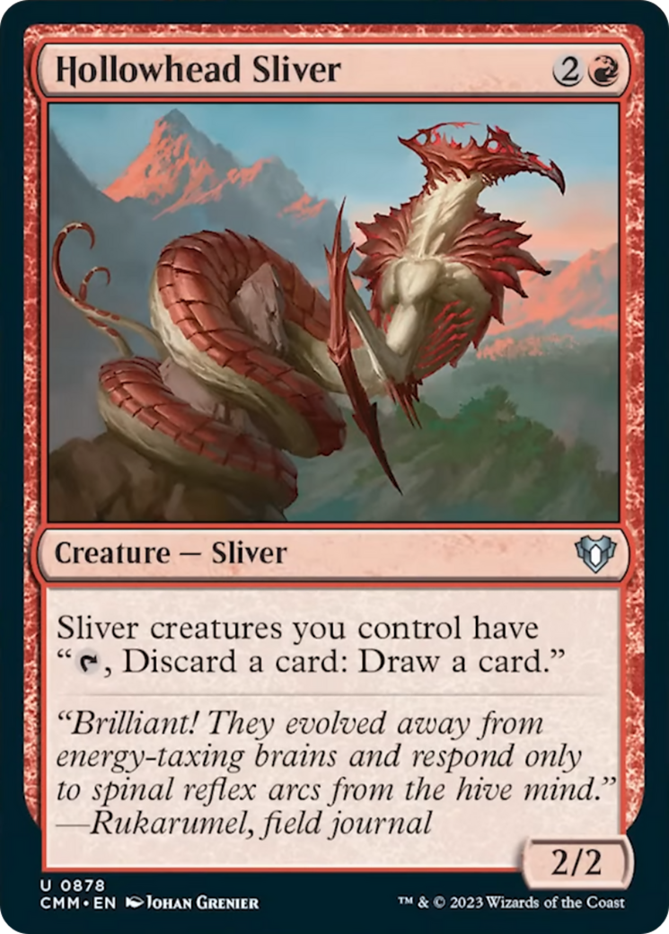 Hollowhead Sliver [Commander Masters] | Tabernacle Games