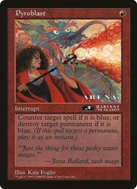 Pyroblast (Oversized) [Oversize Cards] | Tabernacle Games