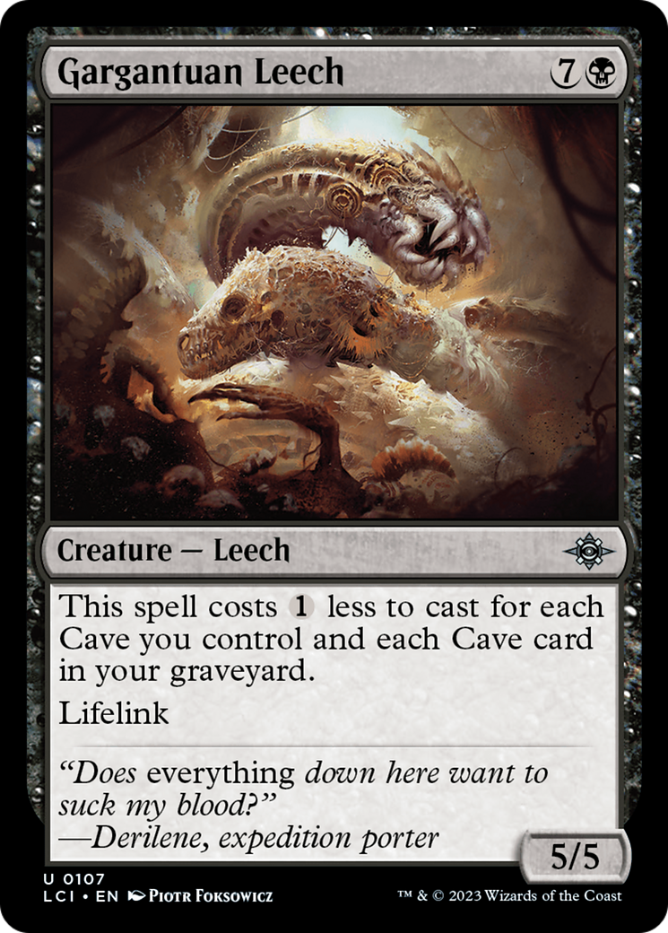 Gargantuan Leech [The Lost Caverns of Ixalan] | Tabernacle Games