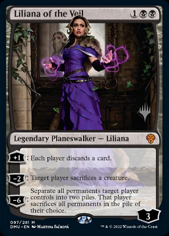 Liliana of the Veil (Promo Pack) [Dominaria United Promos] | Tabernacle Games