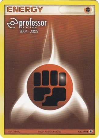 Fighting Energy (105/109) (2004 2005) [Professor Program Promos] | Tabernacle Games