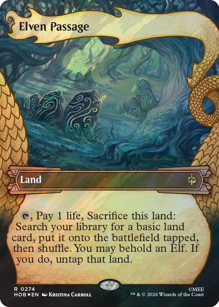 Elven Passage (Showcase) (Surge Foil) [The Hobbit] | Tabernacle Games