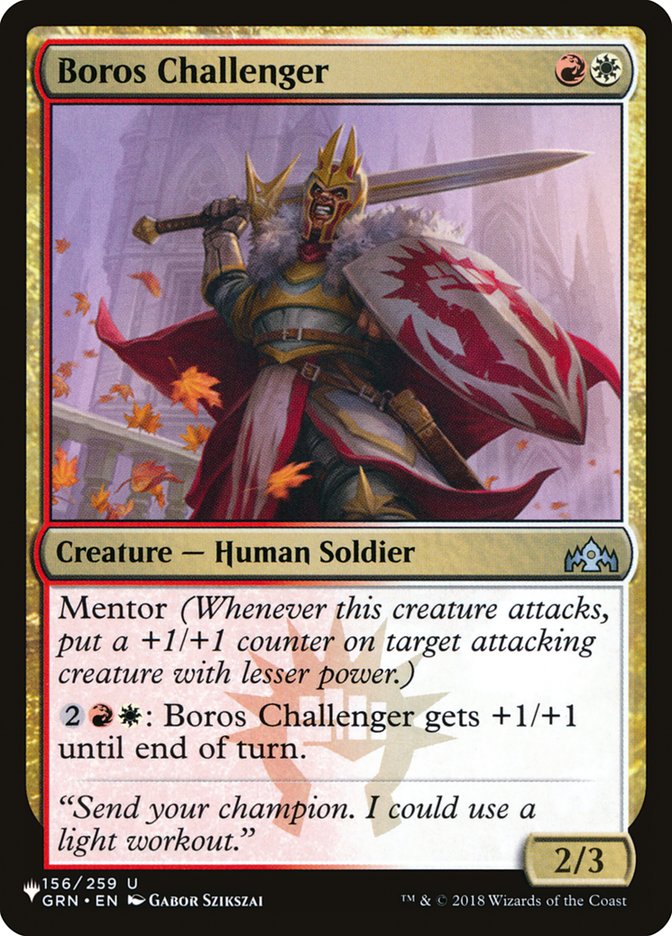 Boros Challenger [The List] | Tabernacle Games