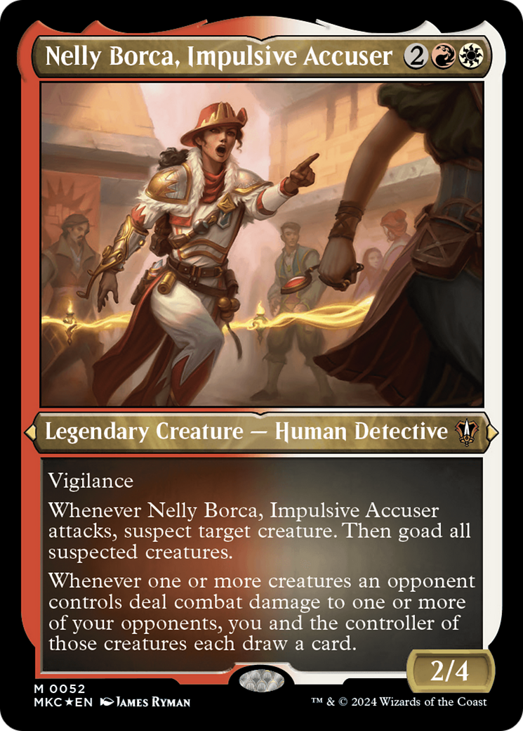 Nelly Borca, Impulsive Accuser (Display Commander) [Murders at Karlov Manor Commander] | Tabernacle Games