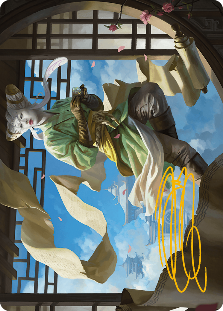 Tamiyo, Inquisitive Student Art Card (Gold-Stamped Signature) [Modern Horizons 3 Art Series] | Tabernacle Games