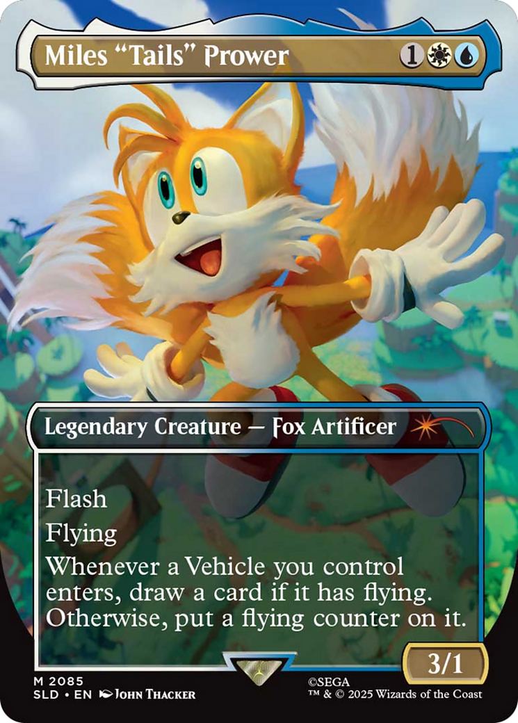Miles "Tails" Prower (Rainbow Foil) [Secret Lair Drop Series] | Tabernacle Games