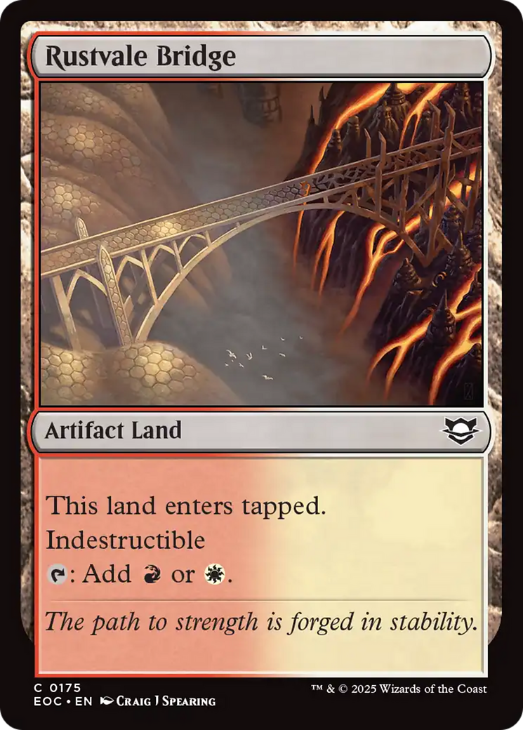 Rustvale Bridge [Edge of Eternities Commander] | Tabernacle Games